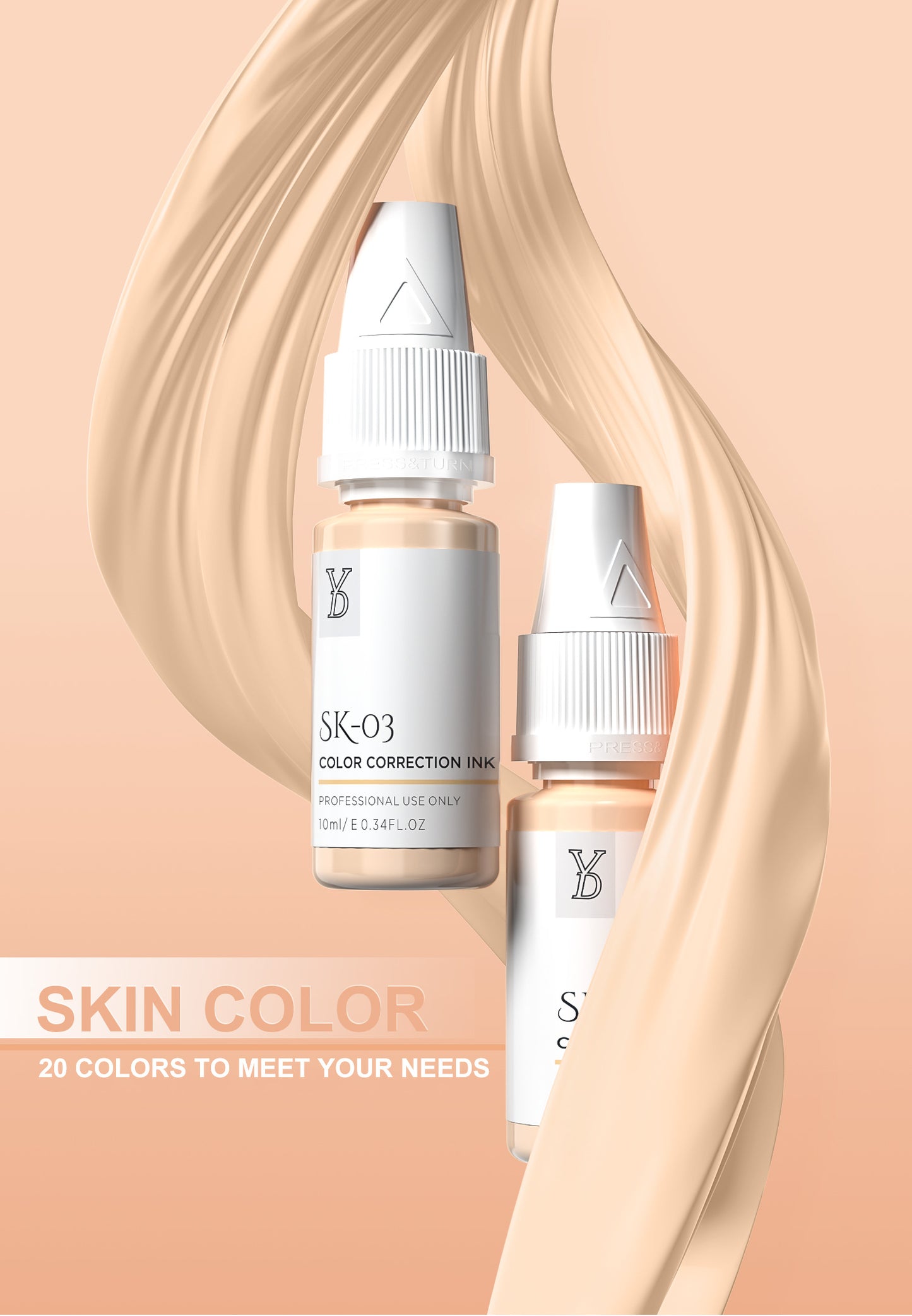 YD INORGANIC SKIN CAMOUFLAGE PIGMENT - CharmingTattooSupply