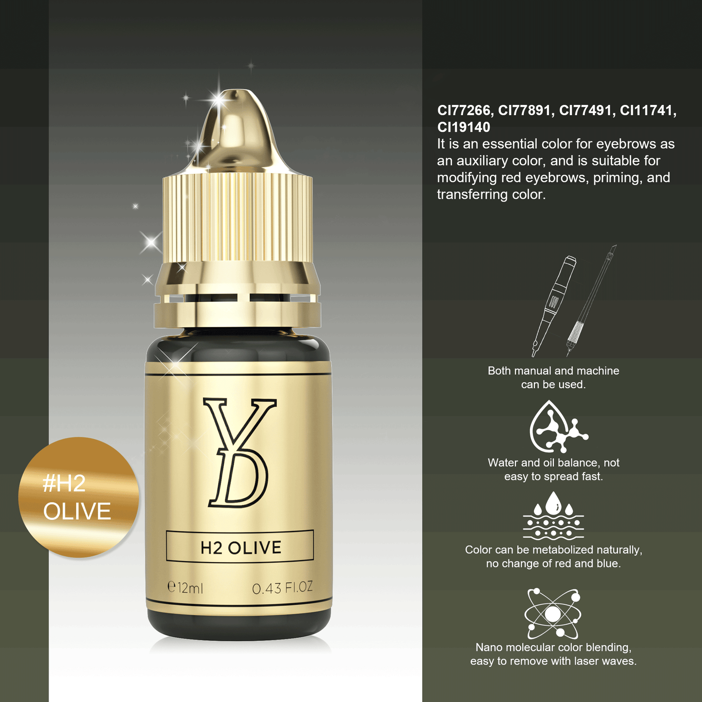 YD HYBRID PIGMENTS - CharmingTattooSupply
