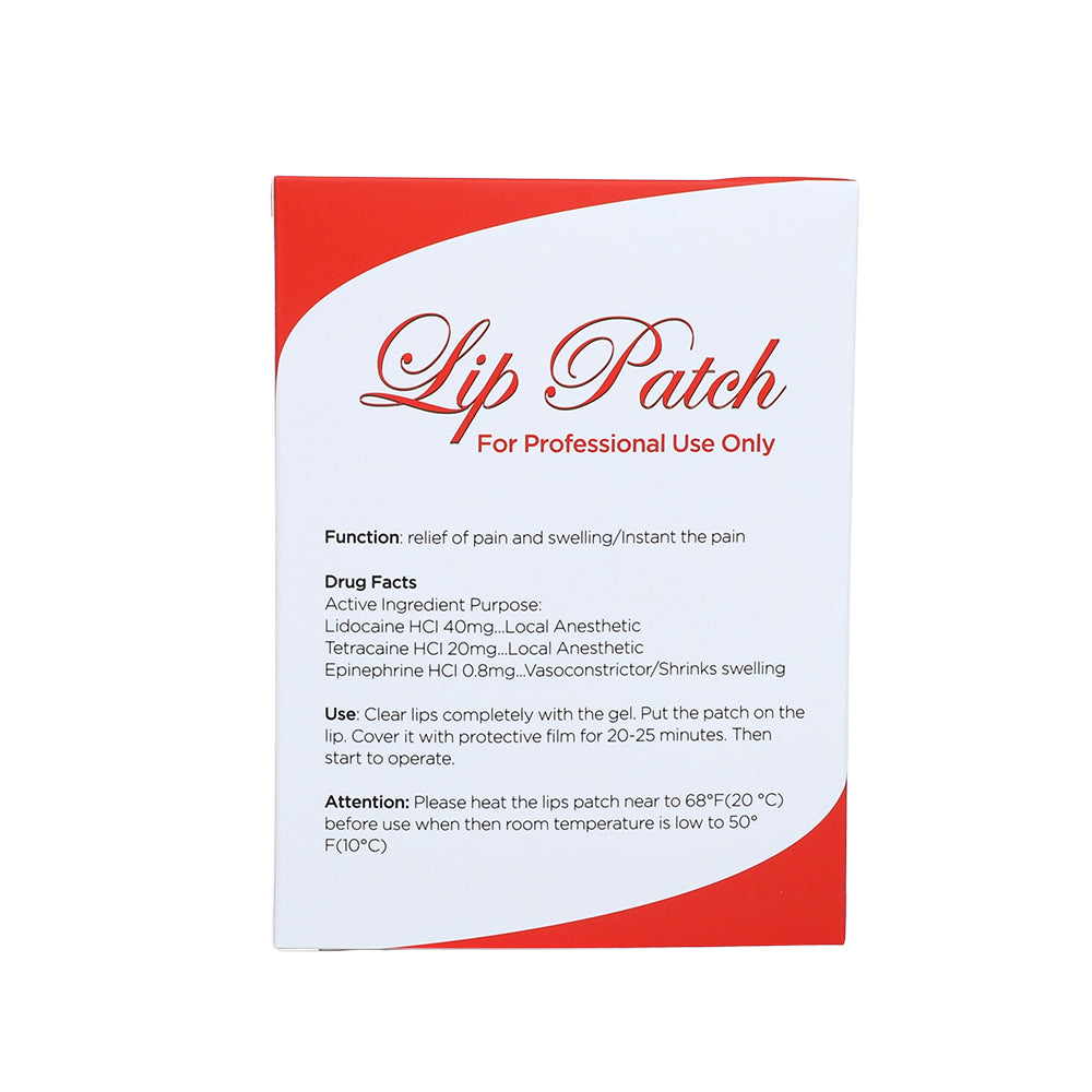 LIP PATCHES (LIP PAIN KILLER PATCH 12PCS/BOX) - CharmingTattooSupply