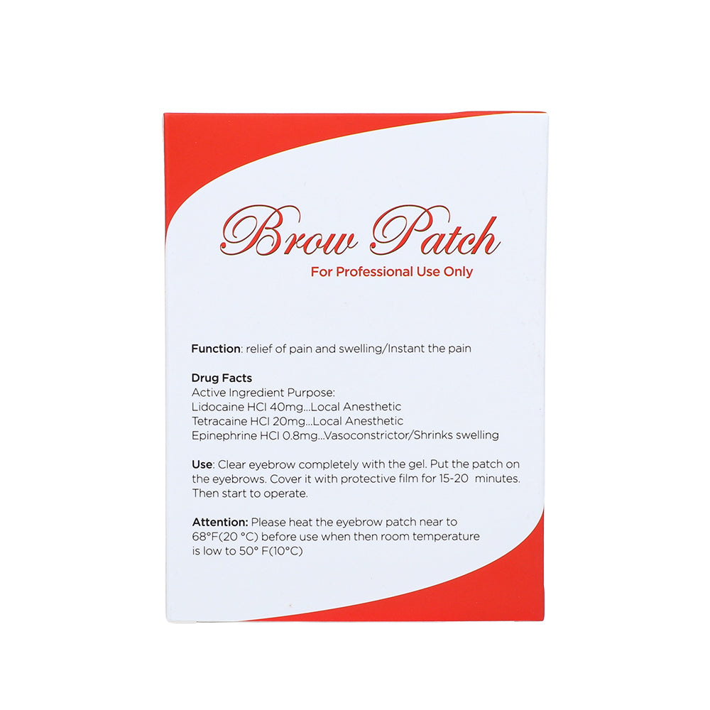 EYEBROW PATCHES (PAIN KILLER PATCH 12PCS/BOX) - CharmingTattooSupply