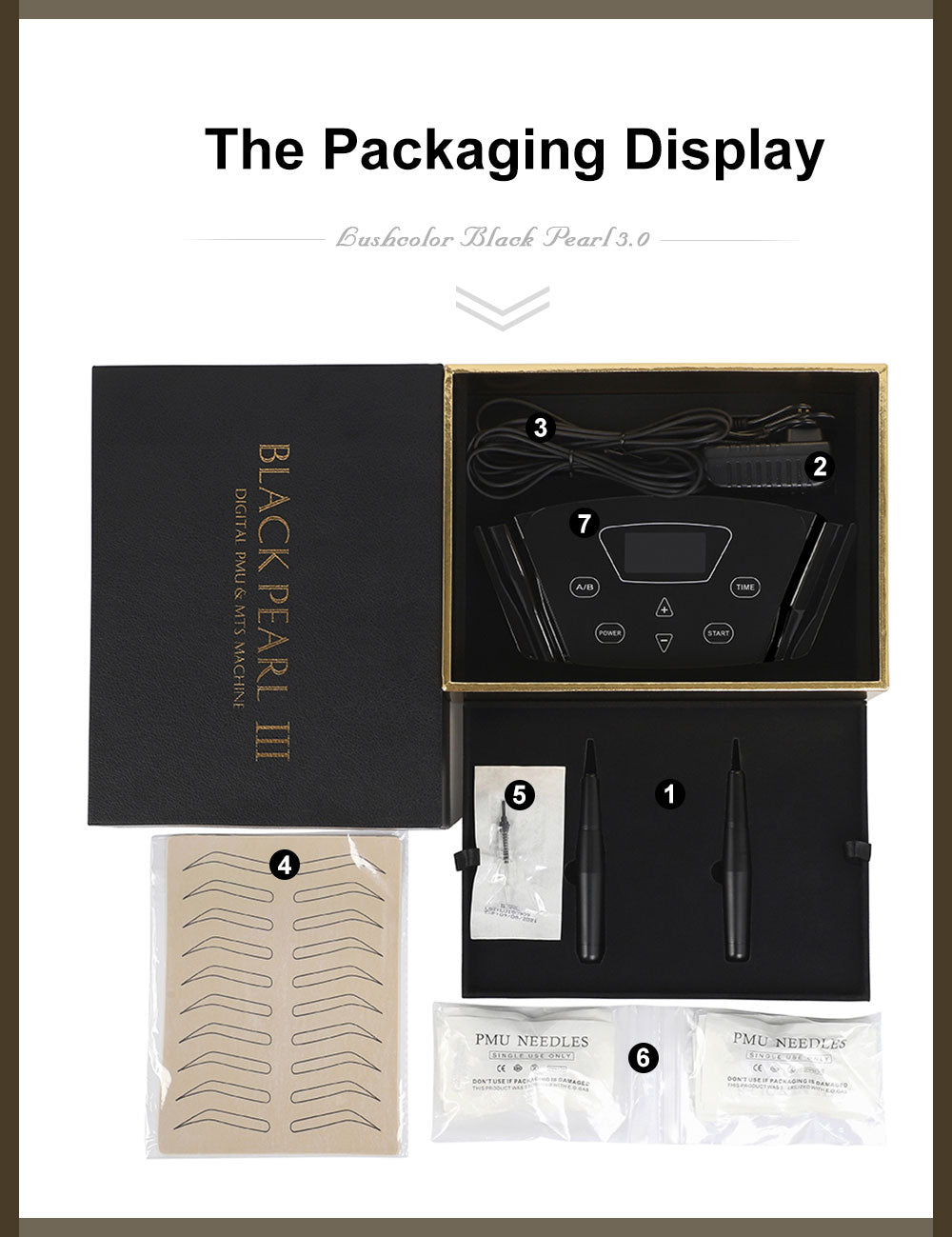 BLACK PEARL 3.0 PMU MACHINE - CharmingTattooSupply