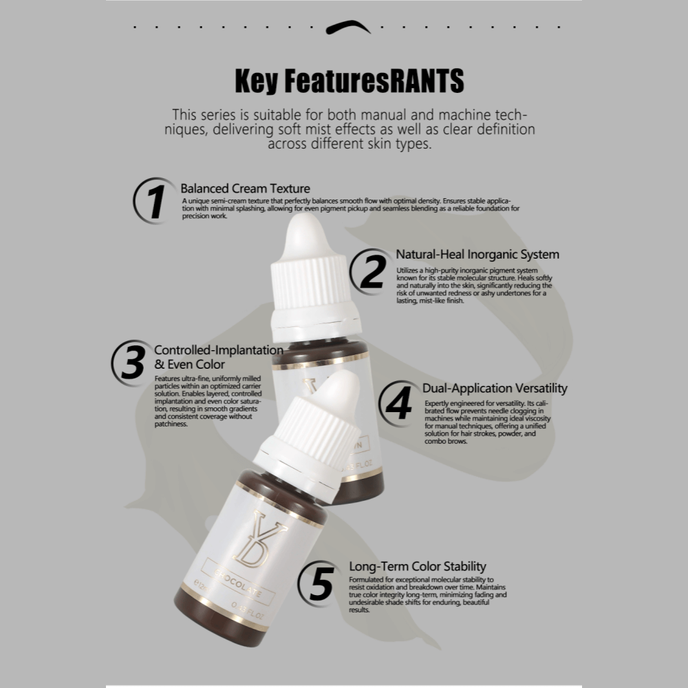 MOSS BROWN-YDPMU Inocream Eyebrow Pigment