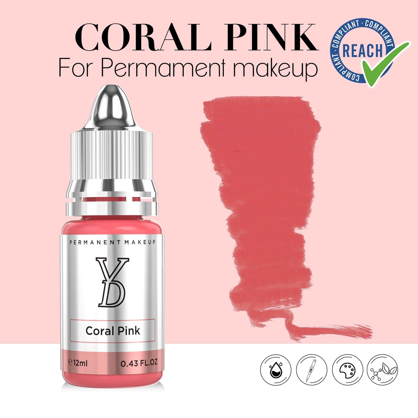 CORAL PINK - CharmingTattooSupply