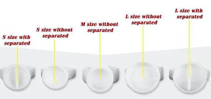 Tattoo Ink Cups -Ring cup(100pcs/bag) - CharmingTattooSupply
