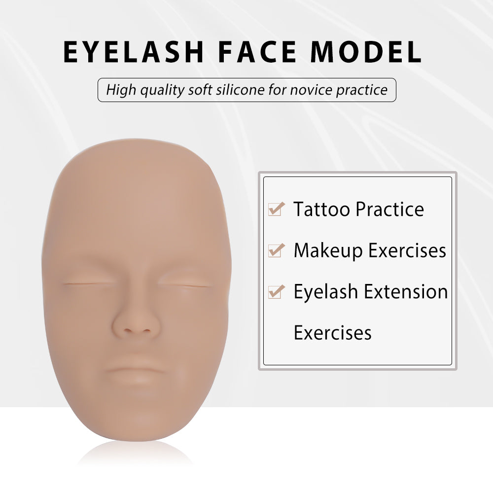 Eyelash Face Model (Skin) - CharmingTattooSupply