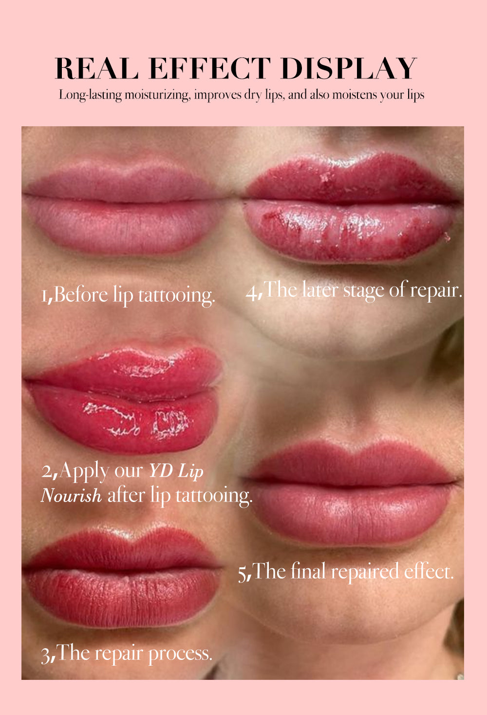 5ML YD Lip Nourish - Premium Lip Tattoo Aftercare Gloss