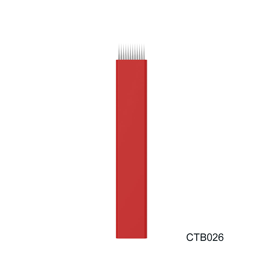 Flat Red Shading Blade #12 0.25/#14 0.25 (20CPS/BOX)