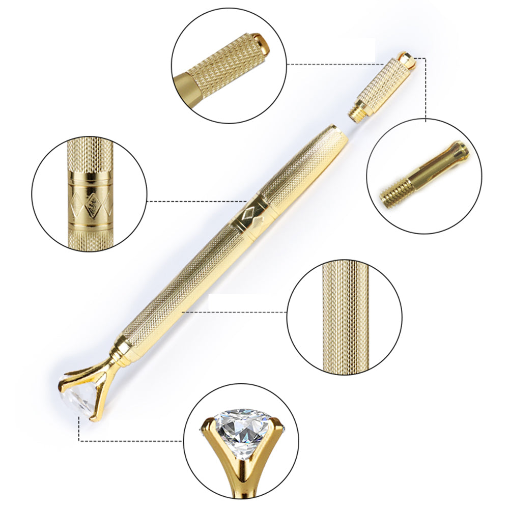 Upscale Diamond Manual Pen With Box
