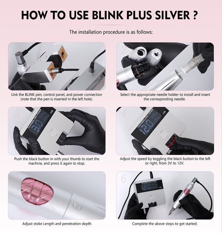 YD BLINK 1.0 PMU MACHINE WITH THUNDERLOAD POWER - CharmingTattooSupply