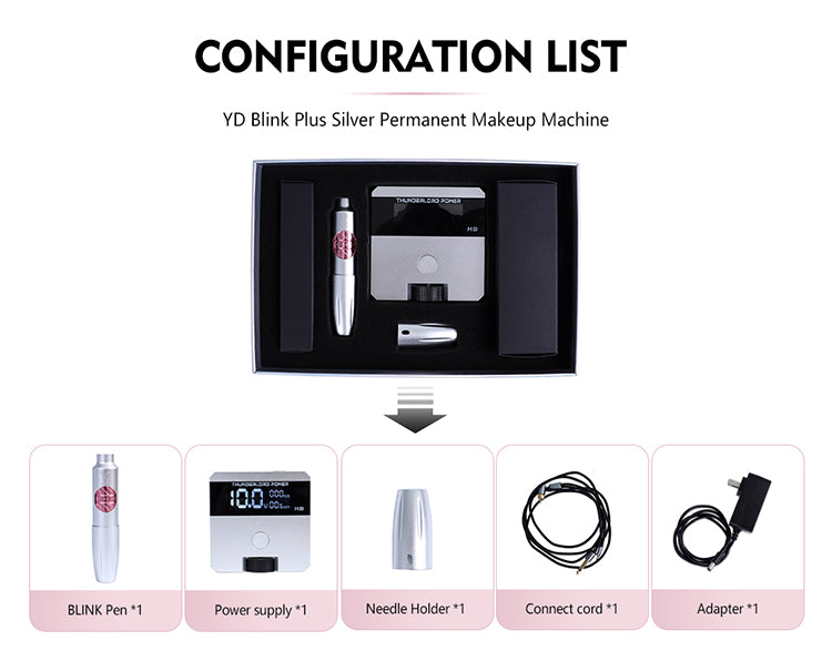 YD BLINK 1.0 PMU MACHINE WITH THUNDERLOAD POWER - CharmingTattooSupply