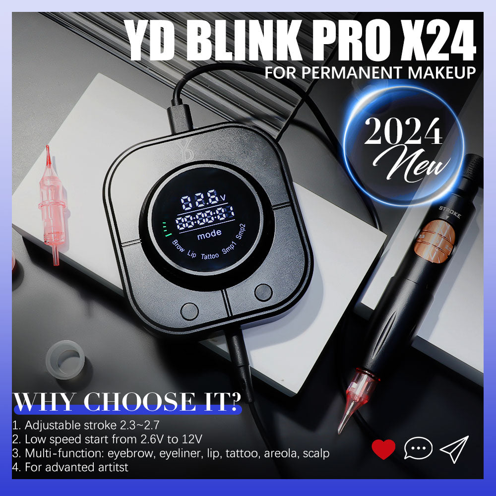 YD BLINK PRO X24 PMU MACHINE PROFESSIONAL - CharmingTattooSupply