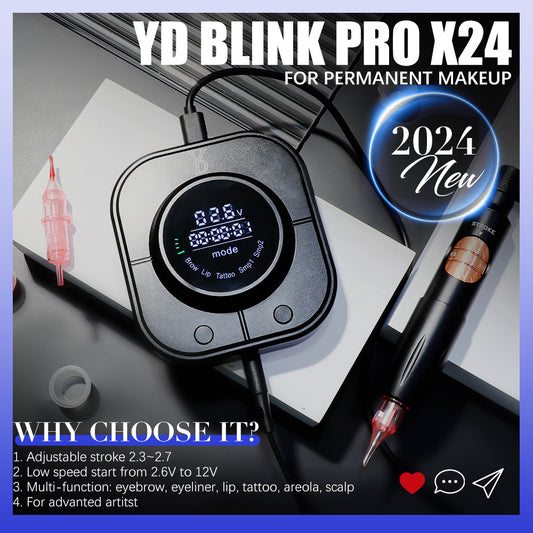 YD BLINK PRO X24 PMU MACHINE PROFESSIONAL - CharmingTattooSupply