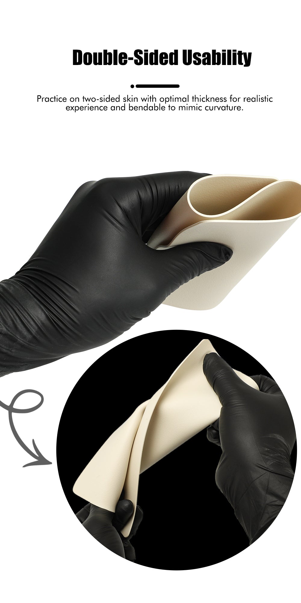 Leather Texture Practice Skin - CharmingTattooSupply