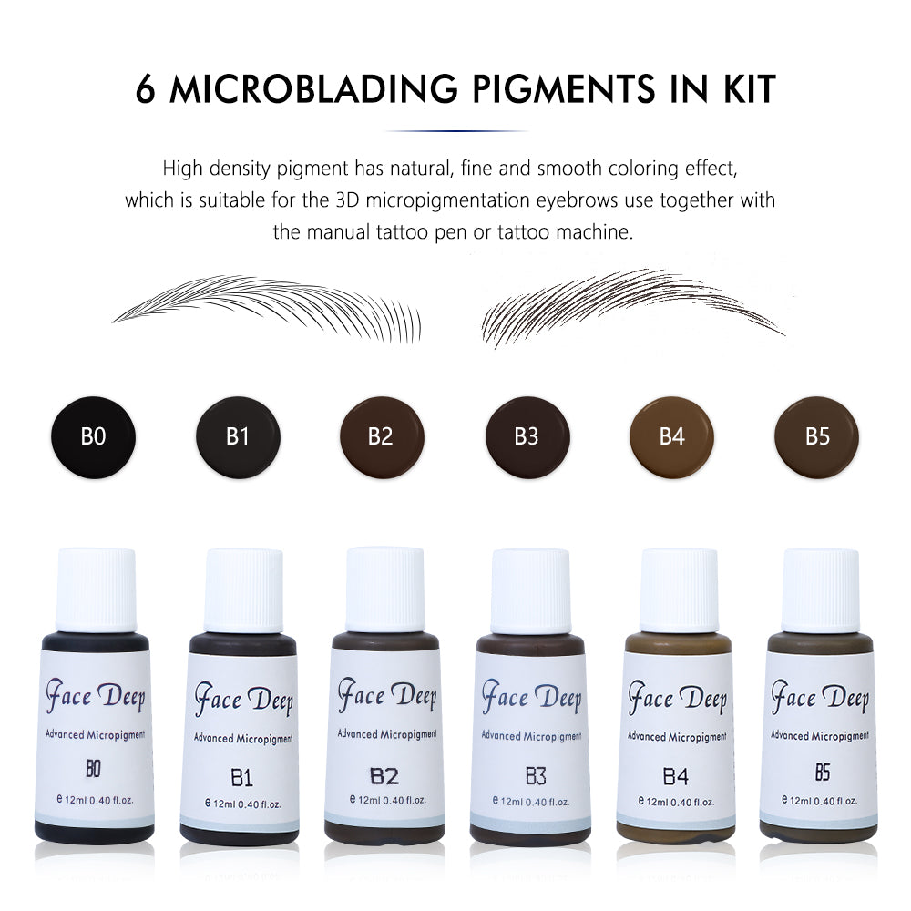 FACE DEEP Tattoo Starter Kit – Portable Microblading Kit for PMU Training & Beginners - CharmingTattooSupply