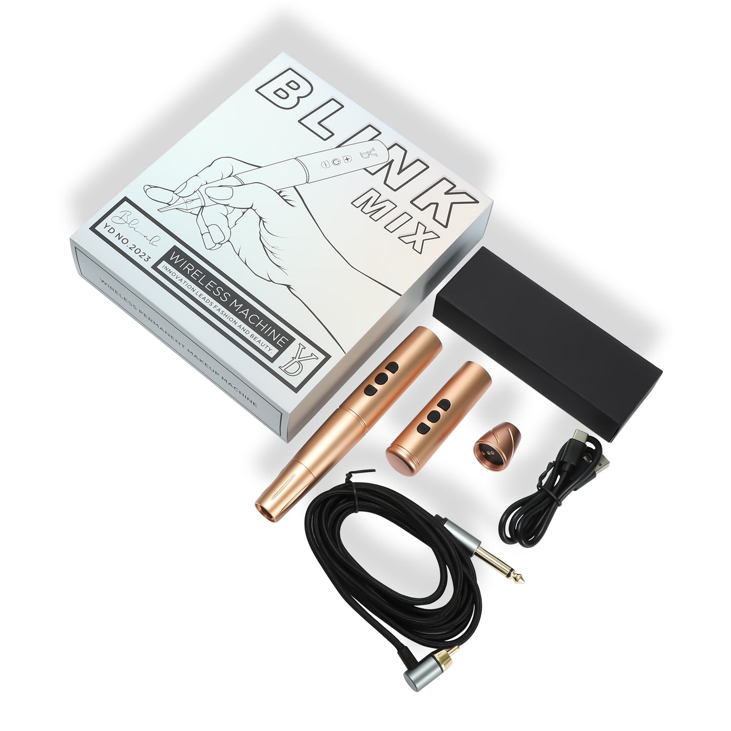 YD BLINK MIX WIRELESS GOLDEN PMU MACHINE - CharmingTattooSupply