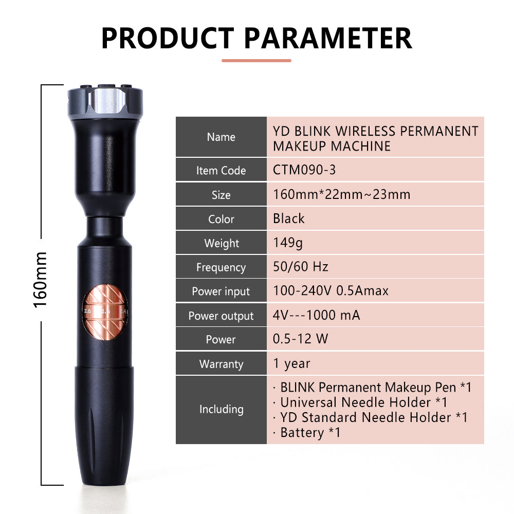 YD BLINK 1.0 WIRELESS PMU KIT - CharmingTattooSupply