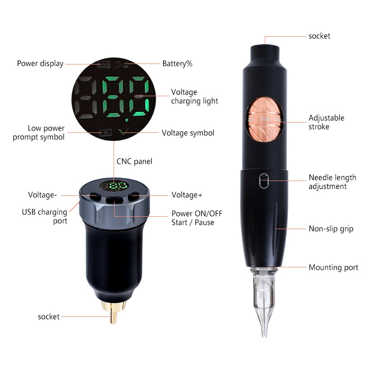 YD BLINK 1.0 WIRELESS PMU KIT - CharmingTattooSupply