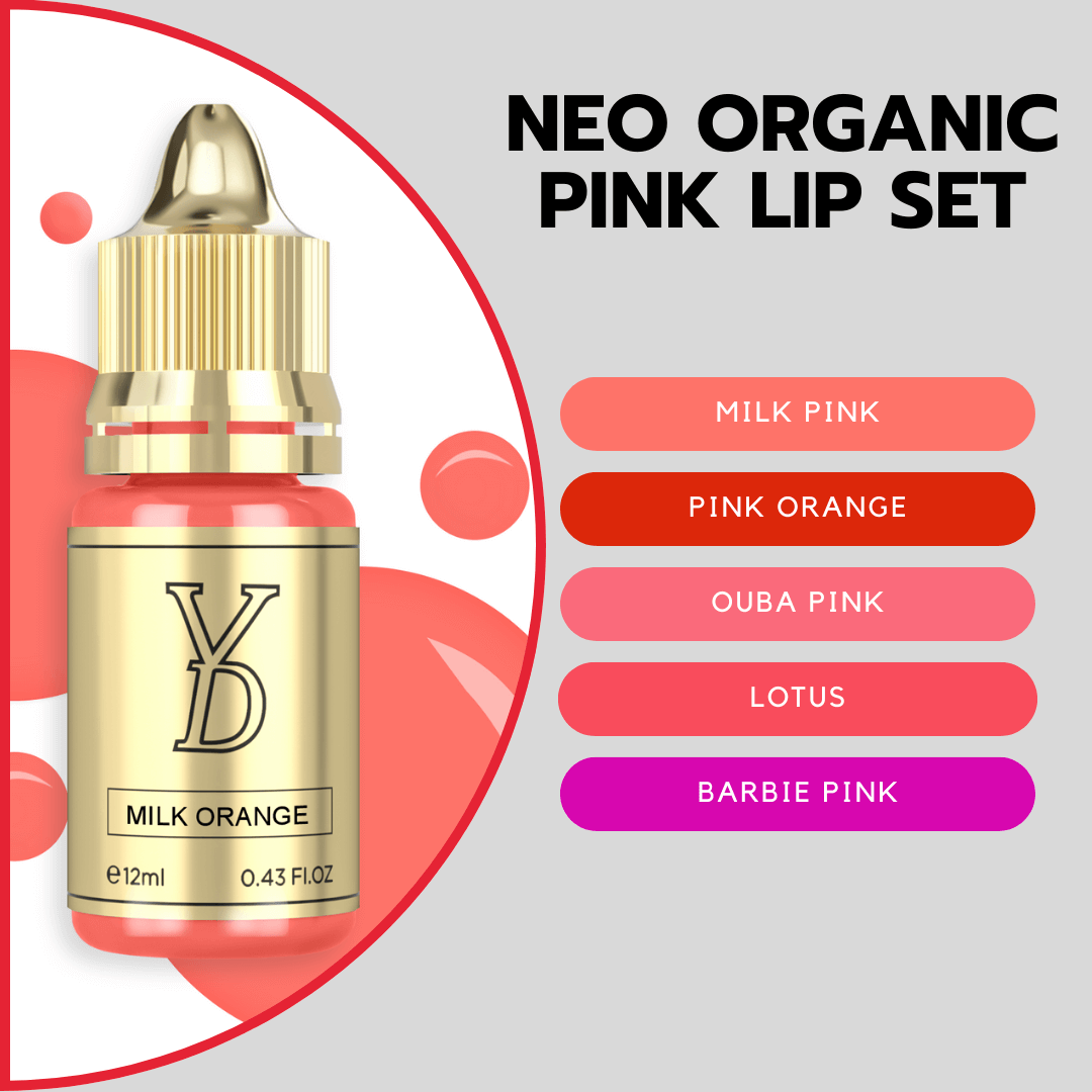 Neo Organic Pink Lip Set - Soft Pink Tones, 50% Off | USA Warehouse