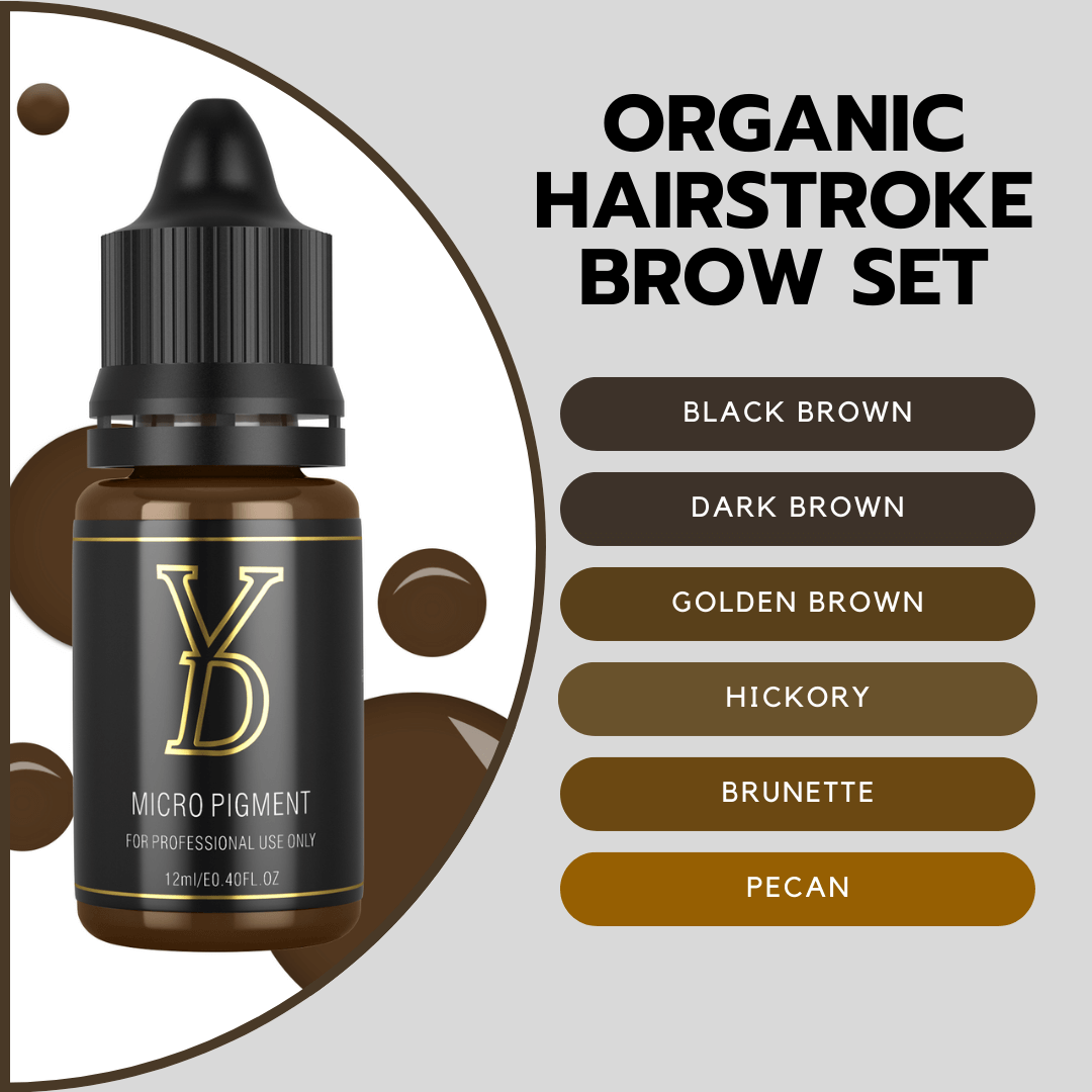 Organic Hairstroke Brow Set - Natural Look, 50% Off | USA Shipping