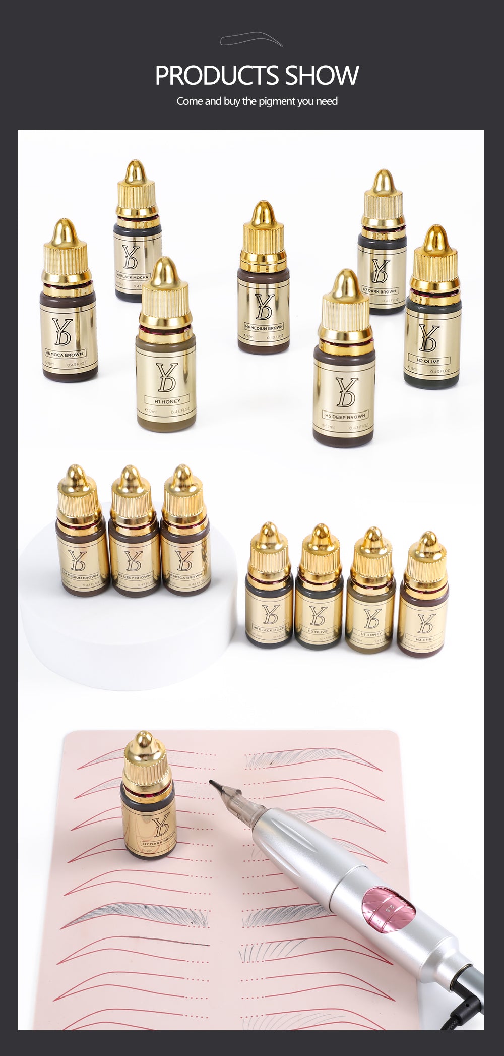 YD HYBRID PIGMENTS - CharmingTattooSupply
