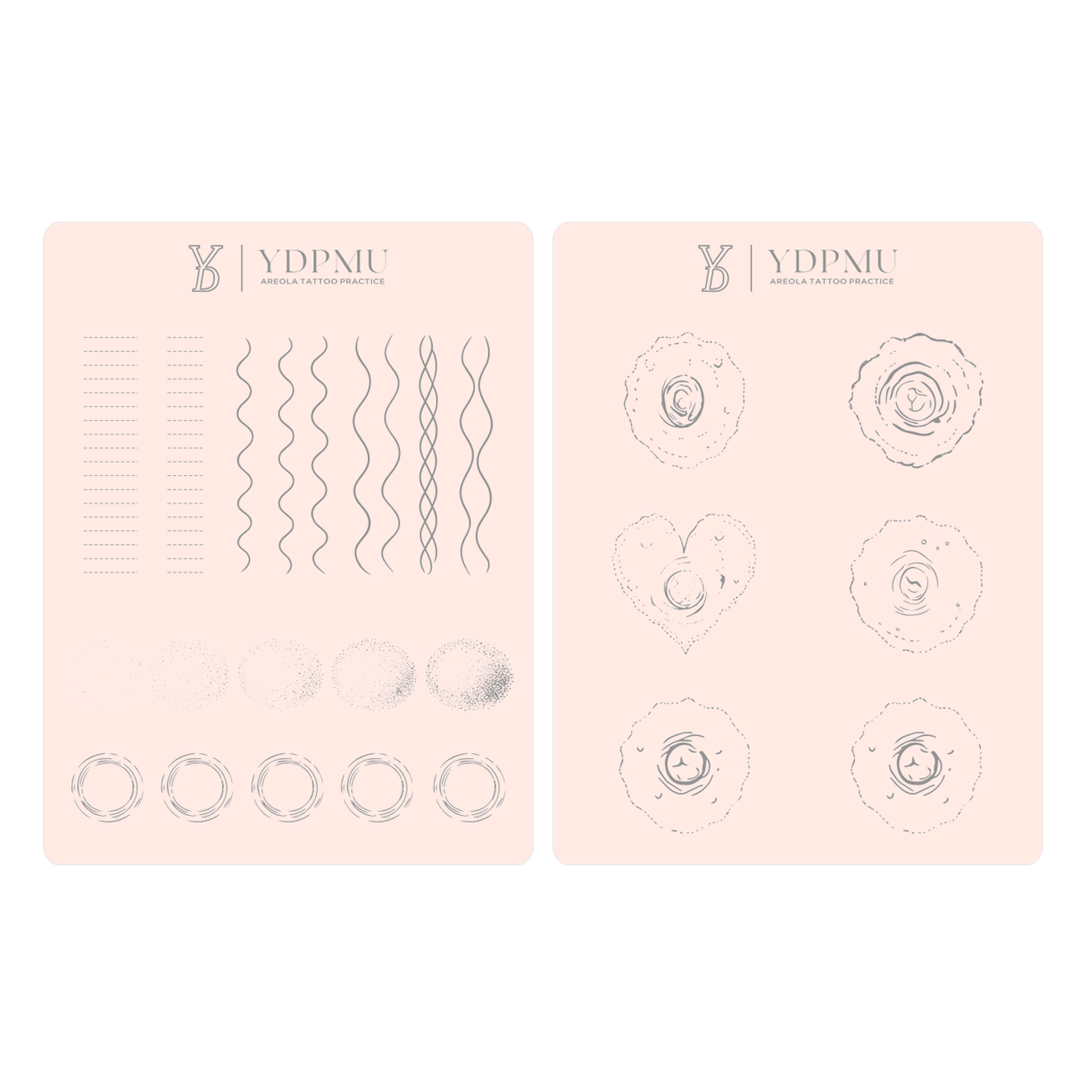 YDPMU Areola Practice Skin 2pcs