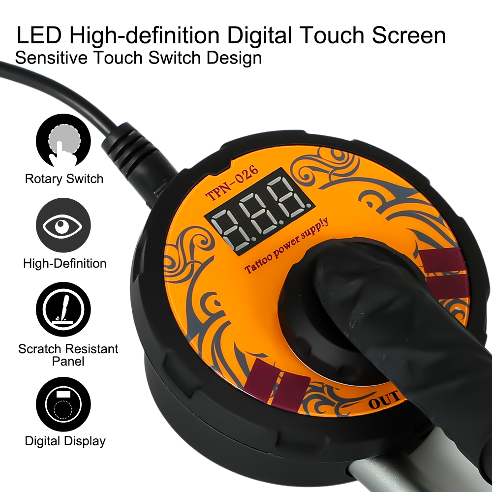 TPN-026 Tattoo Power Supply - CharmingTattooSupply