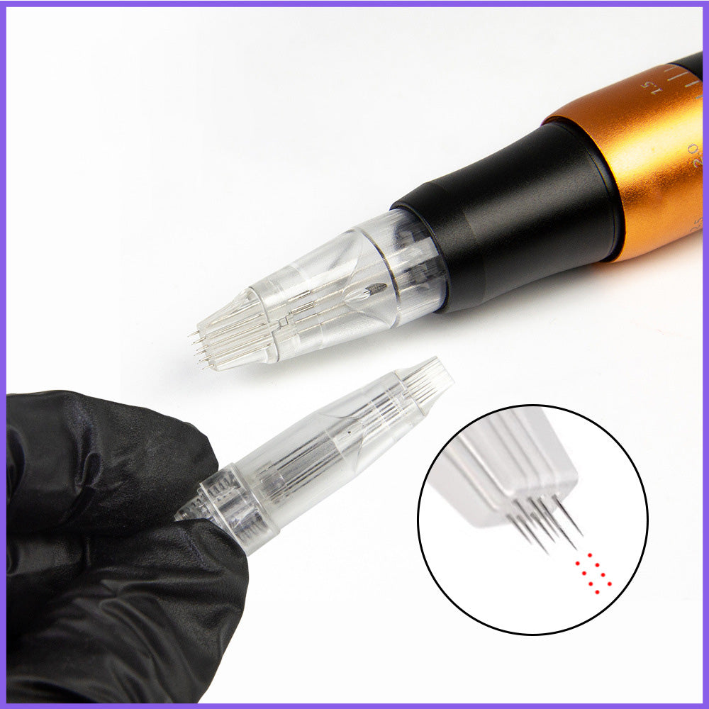 YD LipMaster Permanent Makeup 8P Needles 10pcs/box - CharmingTattooSupply