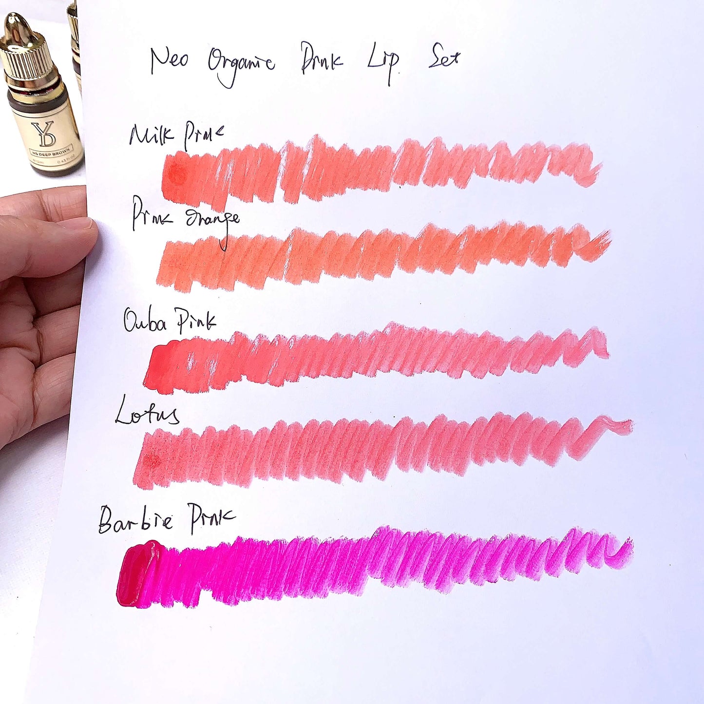 Neo Organic Pink Lip Set - Soft Pink Tones, 50% Off | USA Warehouse