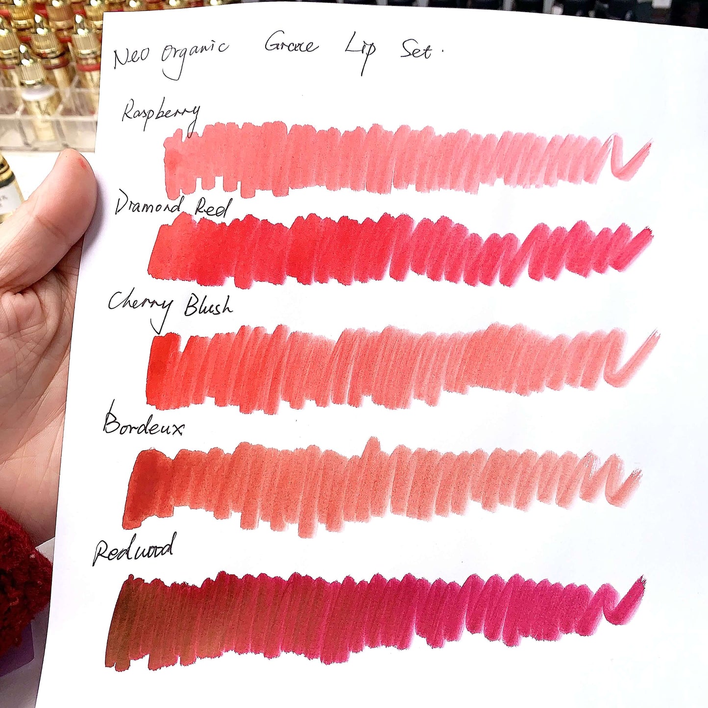 Neo Organic Grace Lip Set - Natural Nude Shades, 50% Off | Fast Shipping