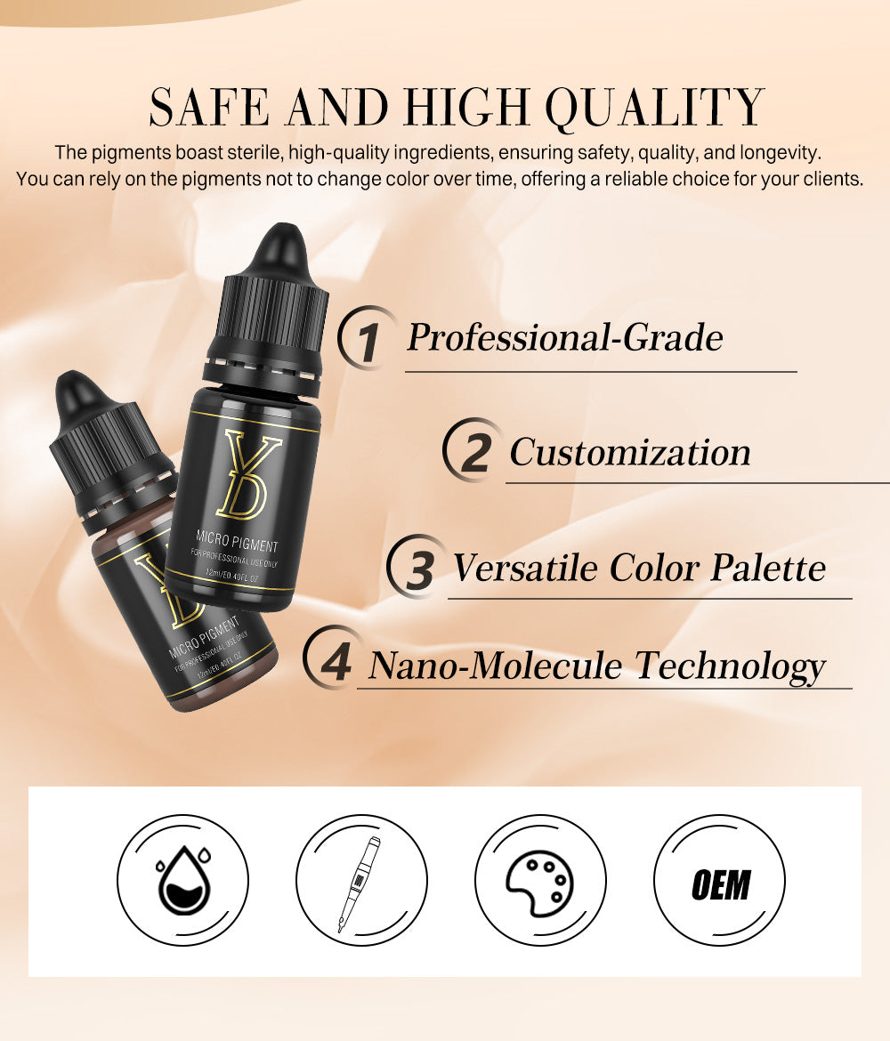 Deep Brown Eyebrow Pigment 20% OFF |US Warehouse | YD Organic