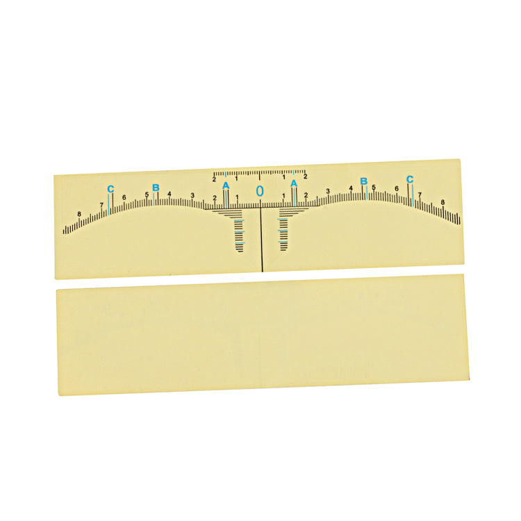TRANSPARENT EYEBROW RULER STICKER (50PCS/BAG) - CharmingTattooSupply