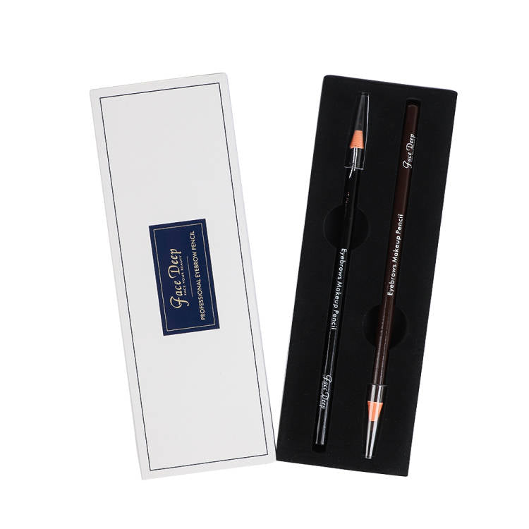 FACE DEEP PULL EYEBROW PENCIL (2PCS/BOX) - CharmingTattooSupply