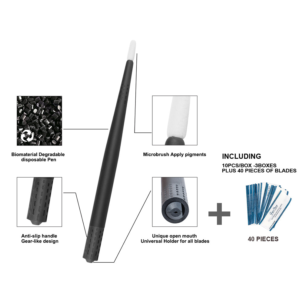FACE DEEP BIOGRADABLE UNIVERSAL HOLDER (10PCS/BOX) - CharmingTattooSupply