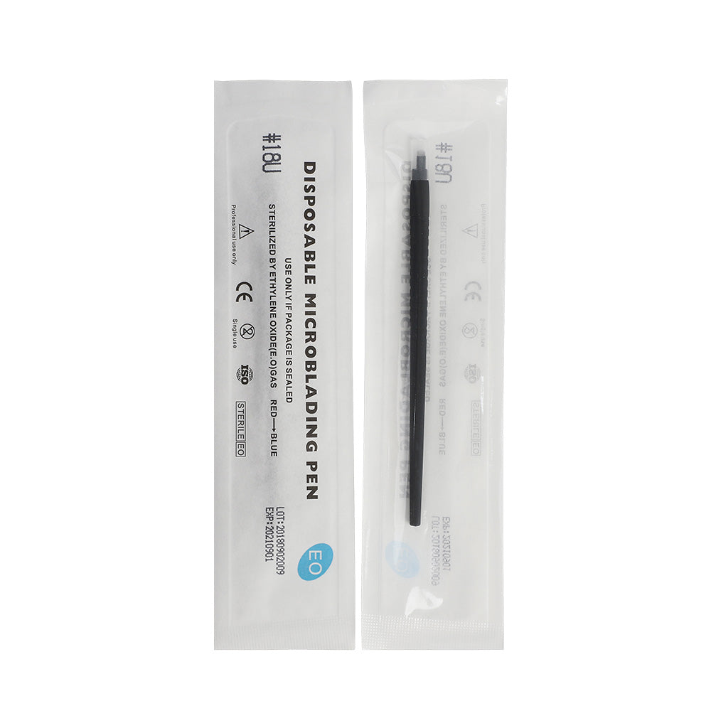 NAMI MATT BLACK DISPOSABLE MICROBLADING PEN - CharmingTattooSupply