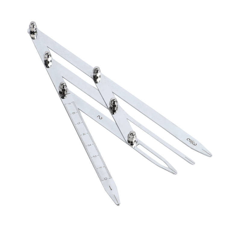FACE DEEP STAINLESS STEEL GOLD CALIPERS - CharmingTattooSupply