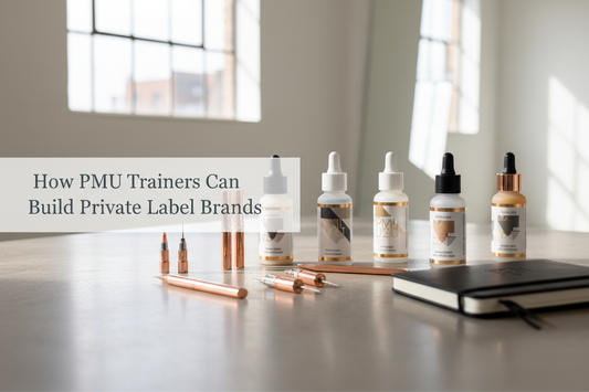 How PMU Trainers Can Build a Scalable Private Label Brand (From a Manufacturer’s Perspective)