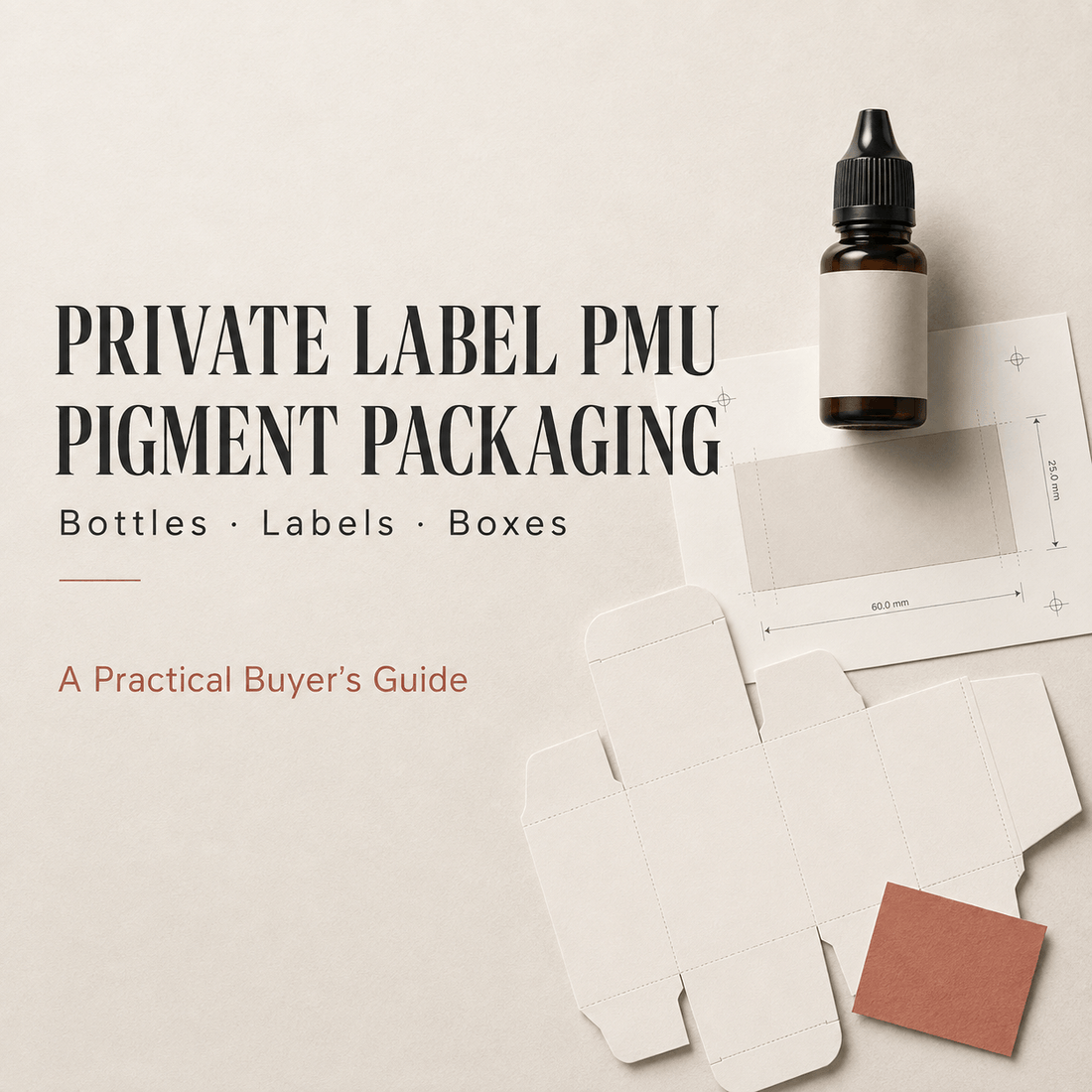Private Label PMU Pigment Packaging Guide: Bottles, Labels and Boxes