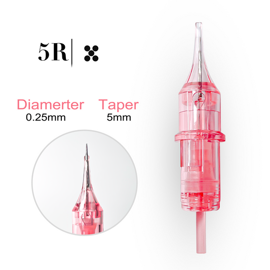 5RL 0.25mm - Pink Crystal Universal Cartridge  (10Pcs/Box)