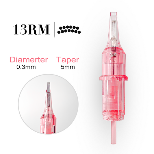 Pink Diamond Universal Cartridge 13RM 0.3mm (10Pcs/Box) - CharmingTattooSupply