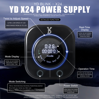 YD X24 Power Supply - CharmingTattooSupply