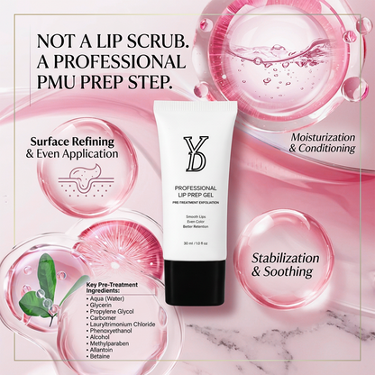 YDPMU Professional Lip Prep Gel | PMU Lip Blush Pre-Treatment Numbing & Prep Gel