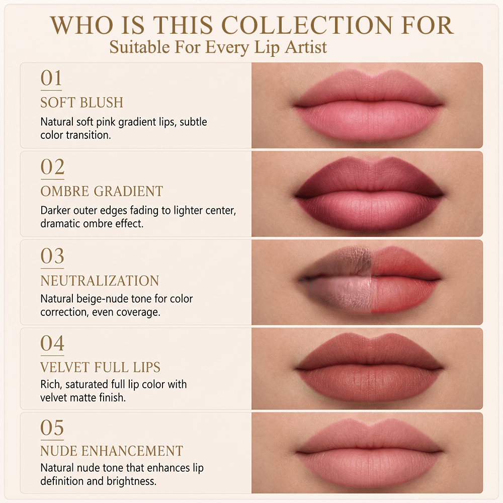 YDPMU Nude Powder Lip Pigment 6ml | PMU Lip Color