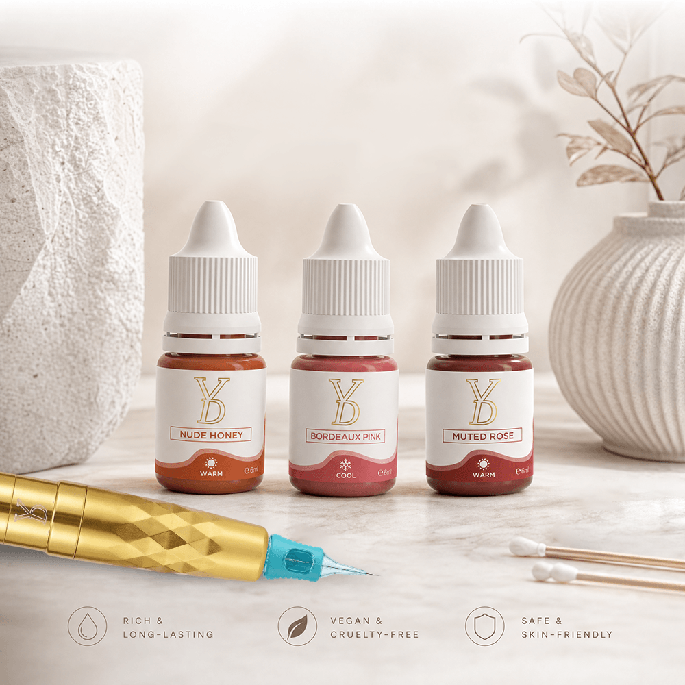 YDPMU Nude Powder Lip Pigment 6ml | PMU Lip Color