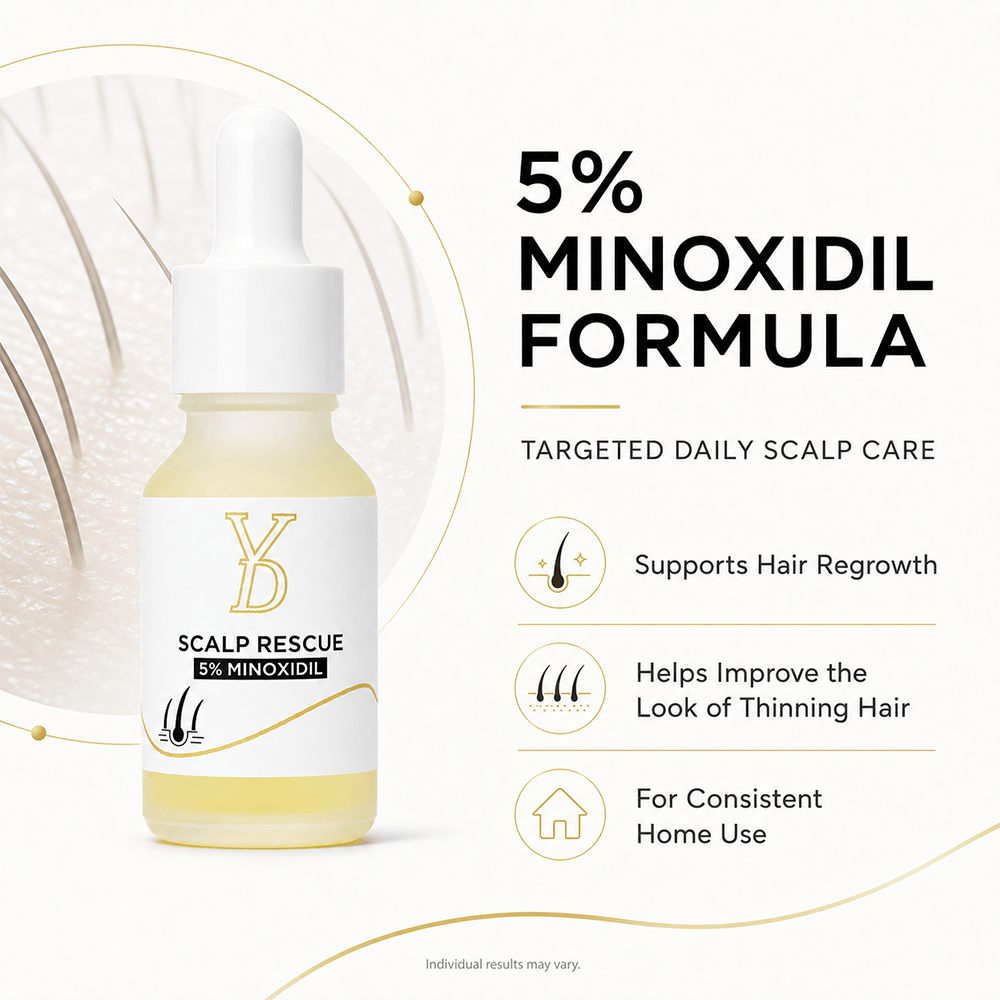 5% Minoxidil Topical Solution – YDPMU Scalp Rescue 15ml