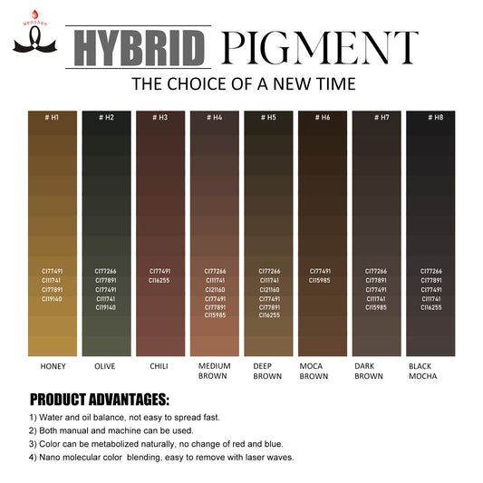 YD HYBRID PIGMENTS - CharmingTattooSupply