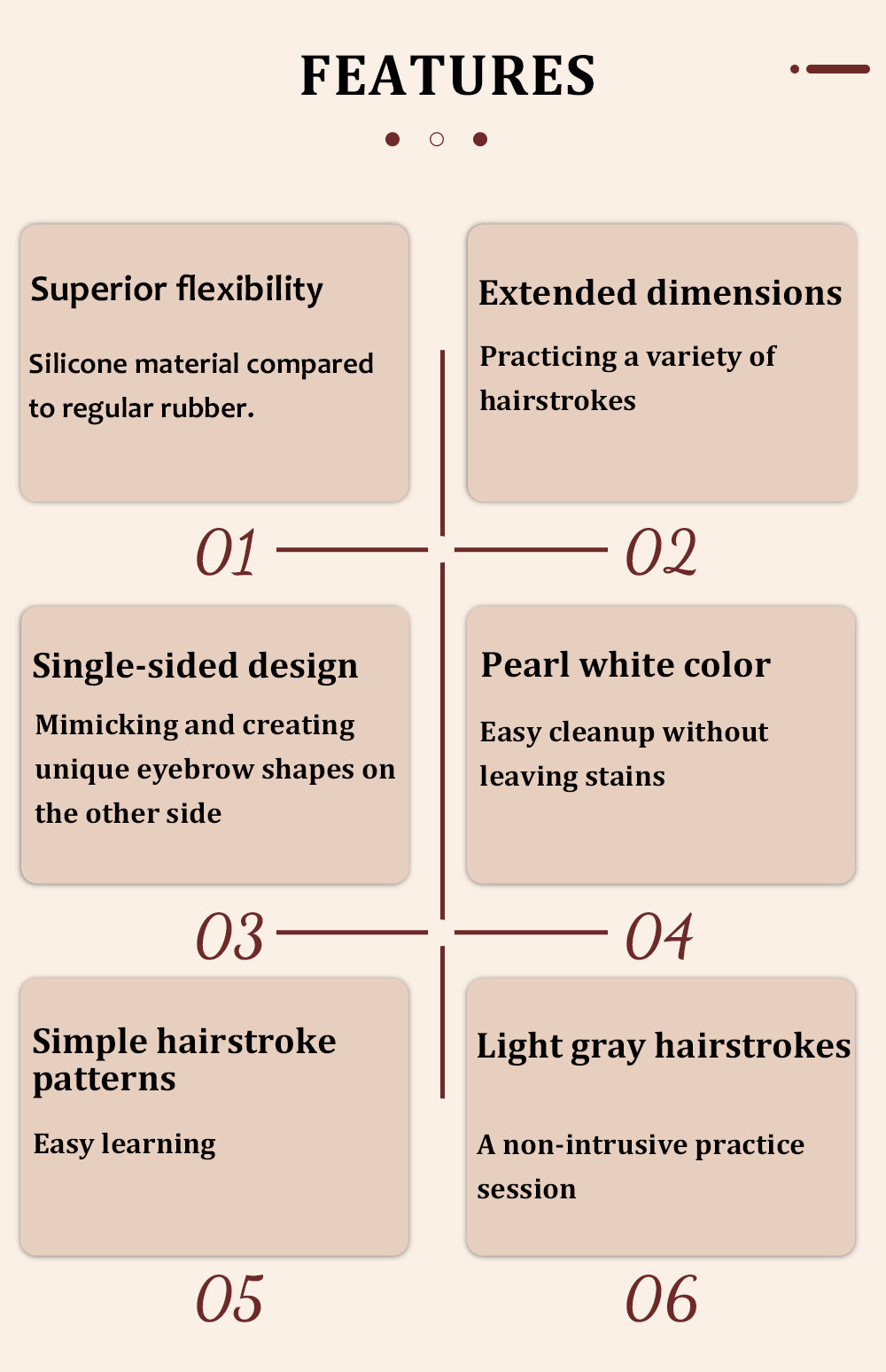 Hairstroke Silicone Practice Skin - CharmingTattooSupply