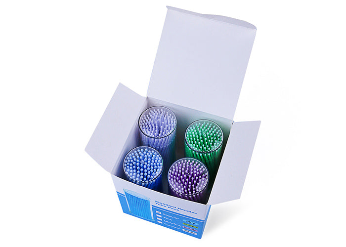 Microbrush 100pcs/jar, 4 jar/box - CharmingTattooSupply