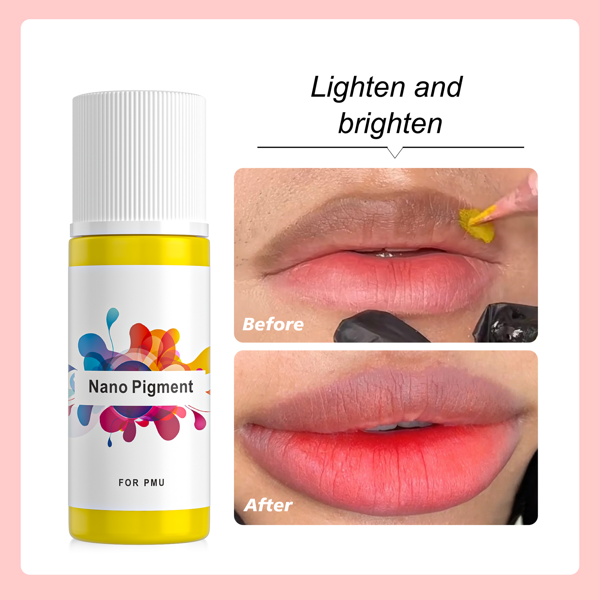 6ML Lip Blush PMU Pigment – Perfect for Lip Tattoo Ink - CharmingTattooSupply