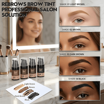 Rebrows 2-in-1 Eyebrow Tint – Professional Brow Tinting & Styling Solution | Long-Lasting Brow Color