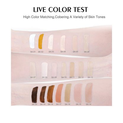 SK-10 – YDPMU Skin Camouflage Pigment | Deep Brown Skin Tone Scar Camouflage Ink for Rich Deep Skin